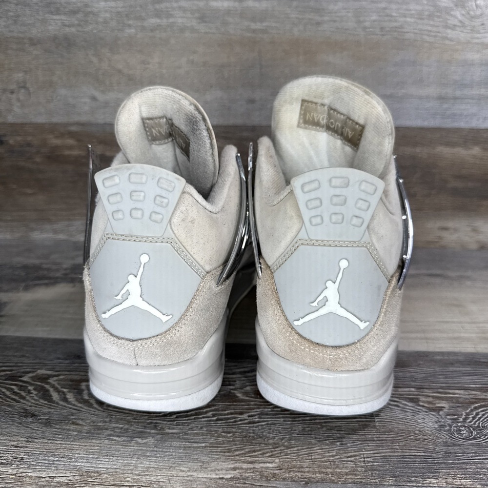 Jordan 4 Retro Frozen Moments Women's Sneakers Size 9.5 (Discoloration/Read) - Picture 3 of 16